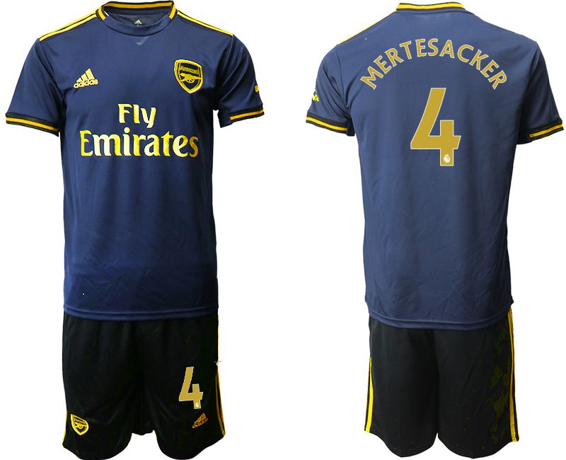 Men 2019-2020 club Arsenal away #4 blue Soccer Jerseys->arsenal jersey->Soccer Club Jersey